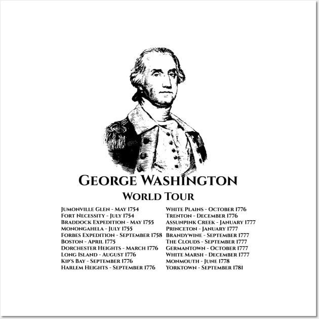 George Washington World Tour Wall Art by Styr Designs